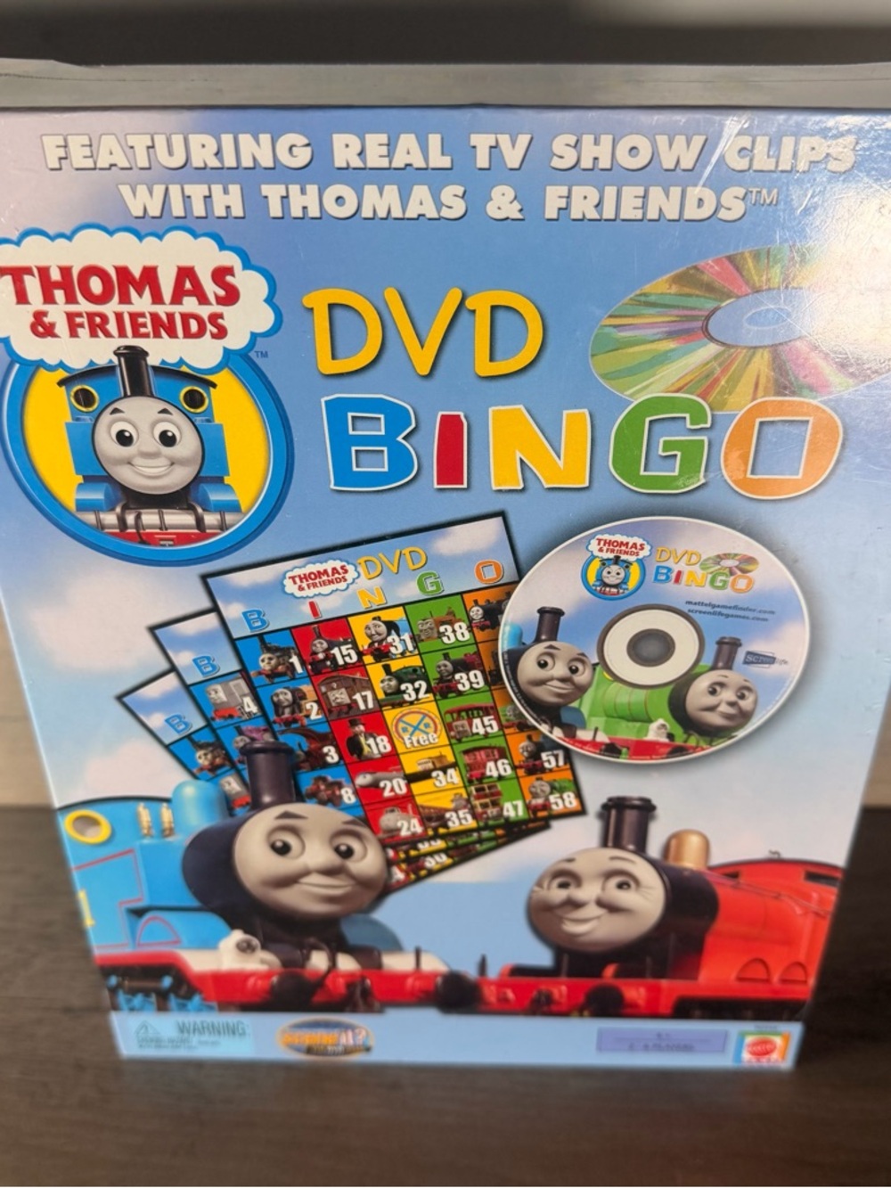 Thomas & Friends Blue and Red DVD Bingo Game